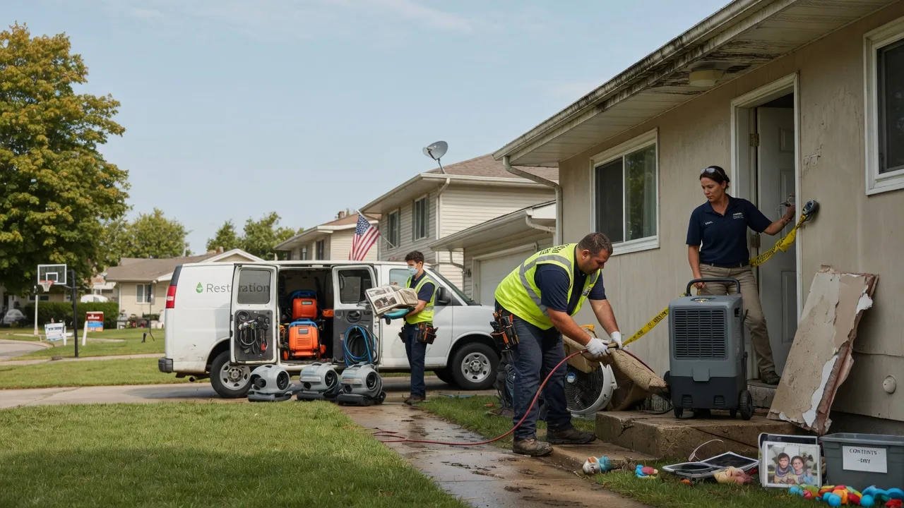Water Damage Restoration in Westerville, OH near me